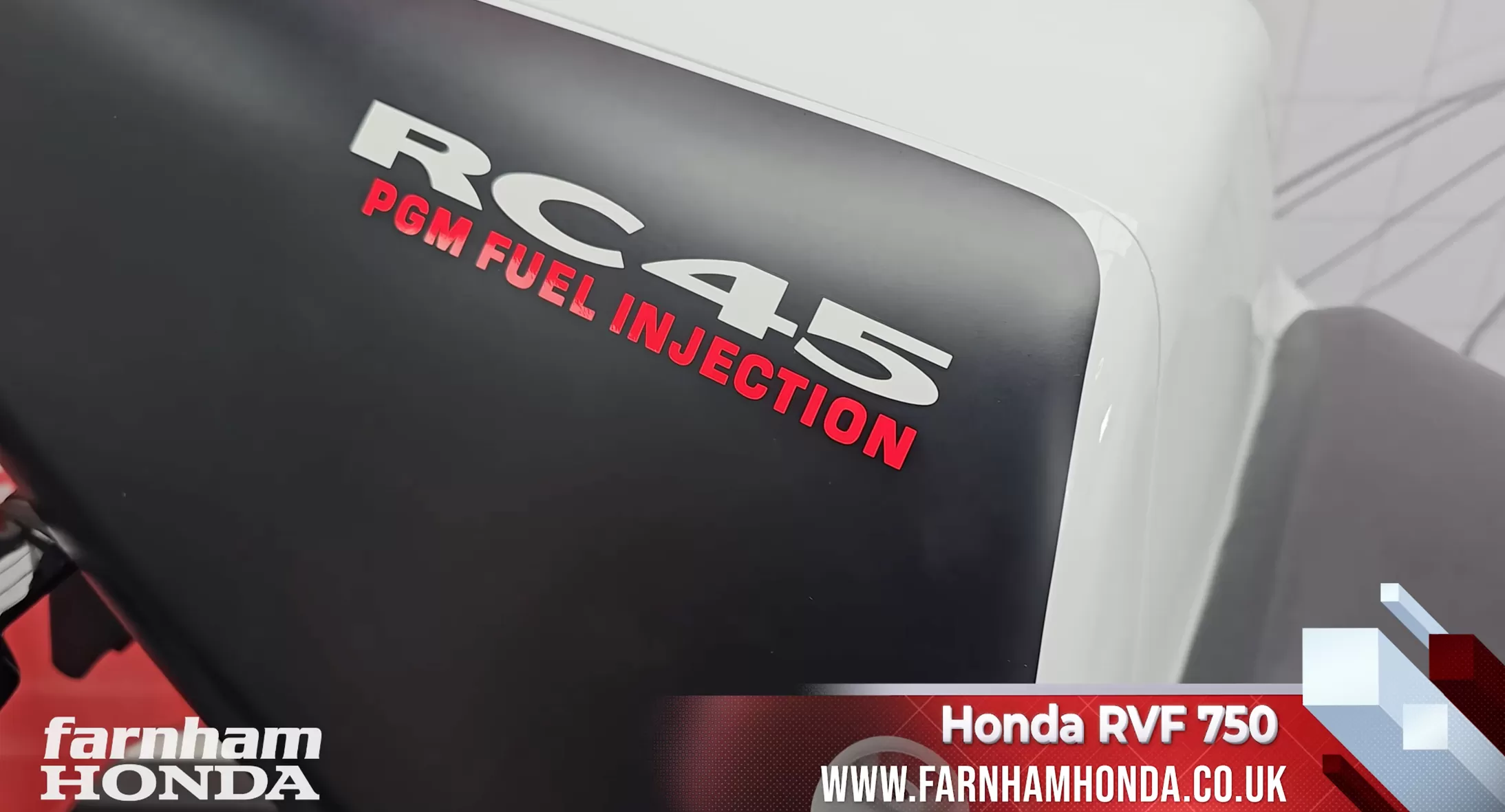 Honda RVF750 Rear Badge